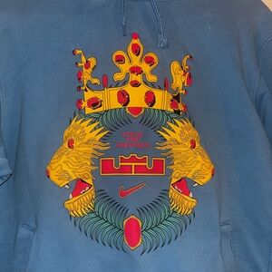 Nike Blue Crown Graphic Crewneck Sweater